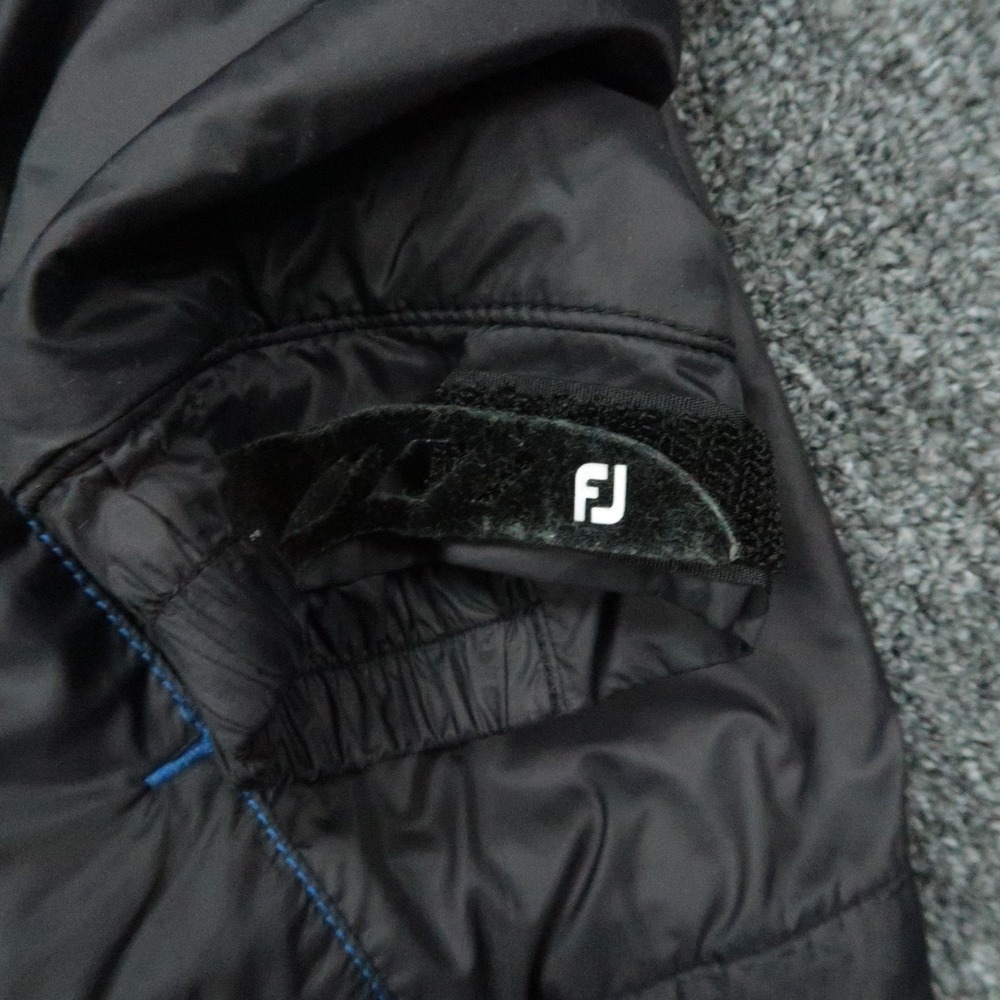 FootJoy Jacket Mens XL Black‎ Insulated Golf Zip Edgewood Valley Country Club - Picture 7 of 12